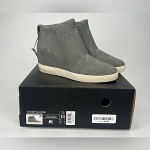 SOREL OUT N ABOUT PULL ON WATERPROOF WEDGE BOOTS